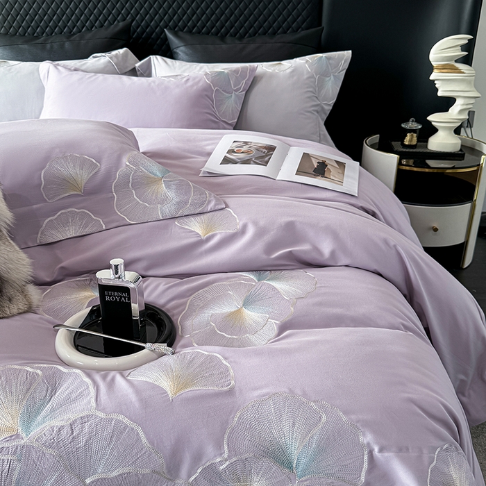 91家纺网 家纺一手货源 找家纺 （总）沐白家居 2024新款100支长绒棉磨毛四件套