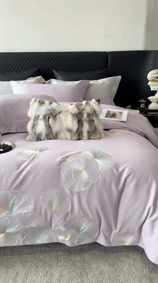 91家纺网 家纺一手货源 找家纺 （总）沐白家居 2024新款100支长绒棉磨毛四件套