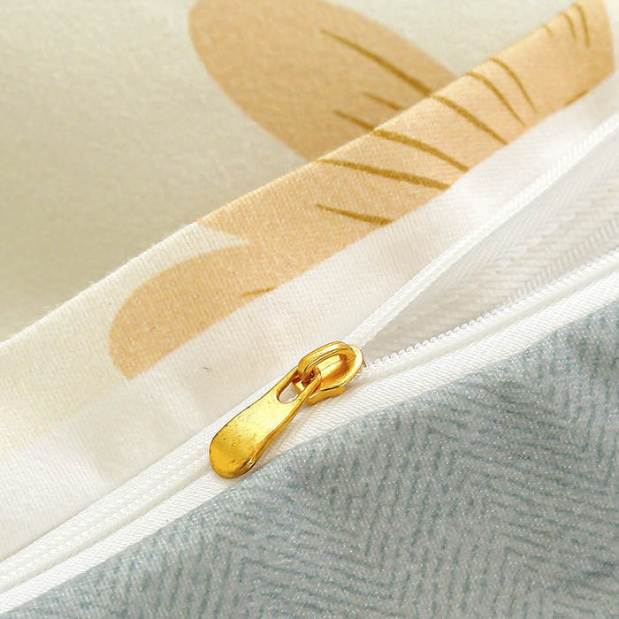 91家纺网 家纺一手货源 找家纺 友承 2025新款亲肤磨毛植物羊绒印花四件套 青青草原