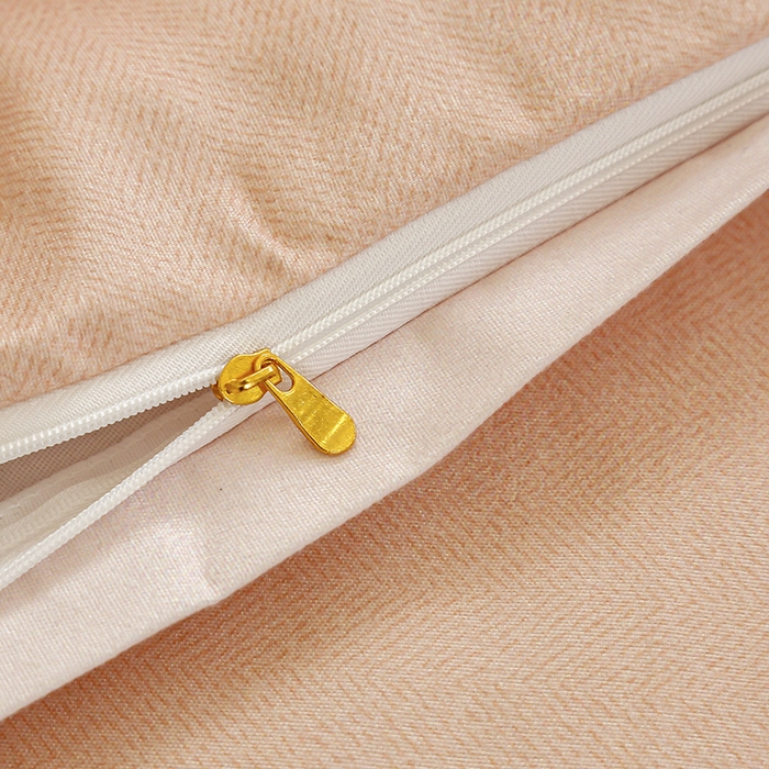 91家纺网 家纺一手货源 找家纺 友承 2025新款亲肤磨毛植物羊绒印花四件套 初夏桔粉