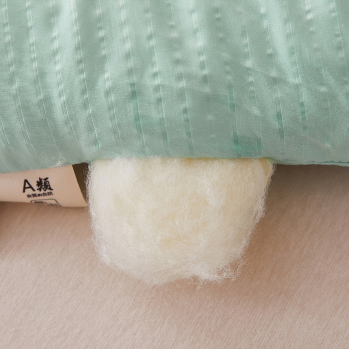 91家纺网 家纺一手货源 找家纺 仁凯家纺 2024新款无染华夫格无染大豆被被子被芯-风格二 水波绿