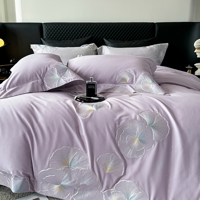 91家纺网 家纺一手货源 找家纺 （总）沐白家居 2024新款100支长绒棉磨毛四件套