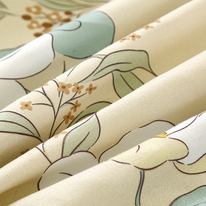 91家纺网 家纺一手货源 找家纺 友承 2025新款亲肤磨毛植物羊绒印花四件套 景羽