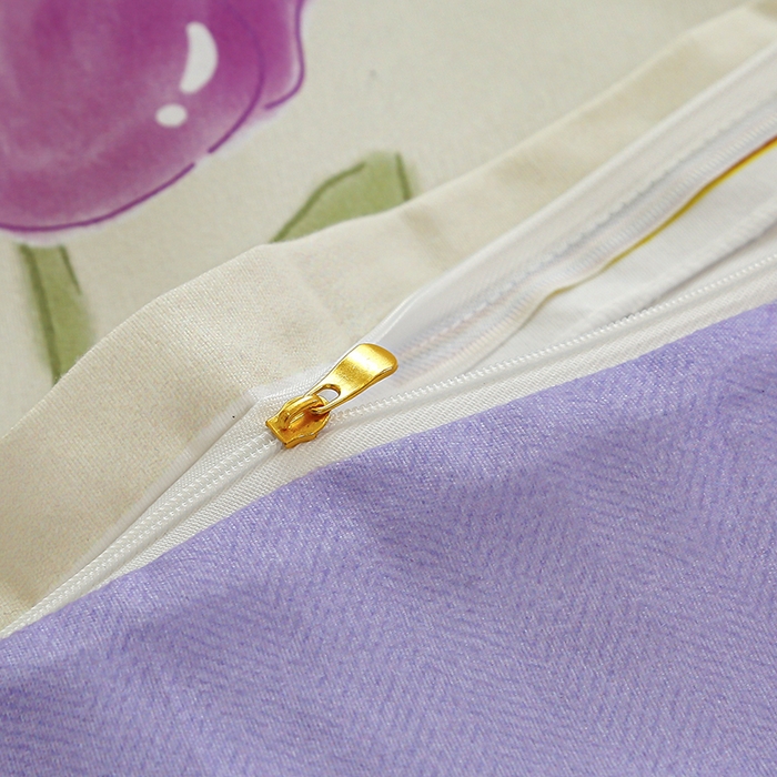 91家纺网 家纺一手货源 找家纺 友承 2025新款亲肤磨毛植物羊绒印花四件套 花之韵