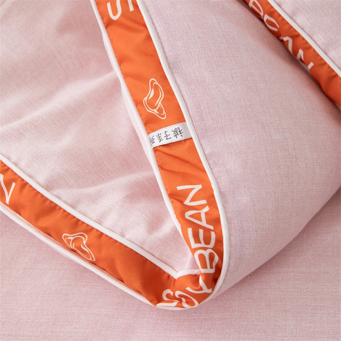 91家纺网 家纺一手货源 找家纺 爱来伊家纺 2024新款火山绒大豆被立体边大豆纤维冬被被子被芯春秋被 火山绒大豆被-樱花粉