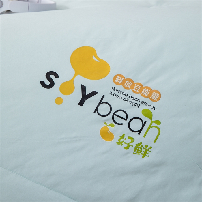 91家纺网 家纺一手货源 找家纺 爱来伊家纺 2024新款豆好鲜大豆纤维被加厚冬被春秋被子被芯子母被带子母扣 豆好鲜大豆被-浅兰