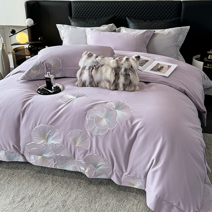 91家纺网 家纺一手货源 找家纺 （总）沐白家居 2024新款100支长绒棉磨毛四件套