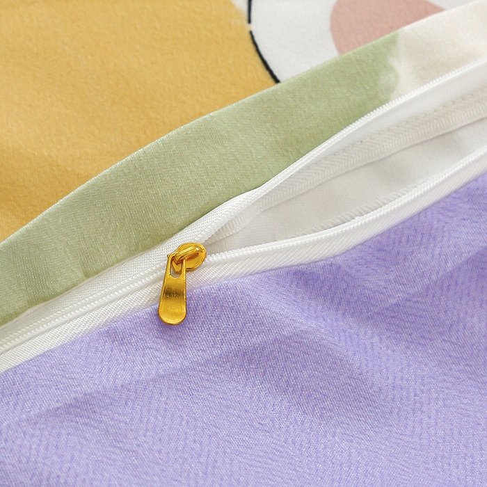 91家纺网 家纺一手货源 找家纺 友承 2025新款亲肤磨毛植物羊绒印花四件套 安心兔