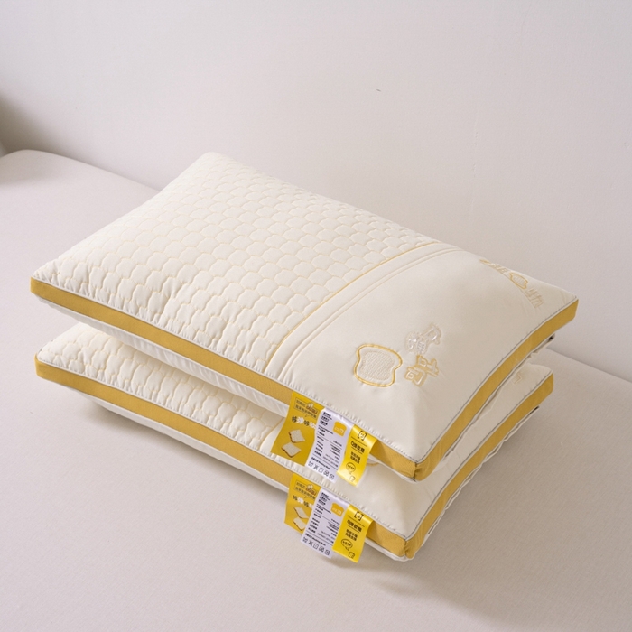 91家纺网 家纺一手货源 找家纺 芯奇想 2024新款立体软柔吐司枕枕头枕芯48*74cm 立体软柔吐司-橙色