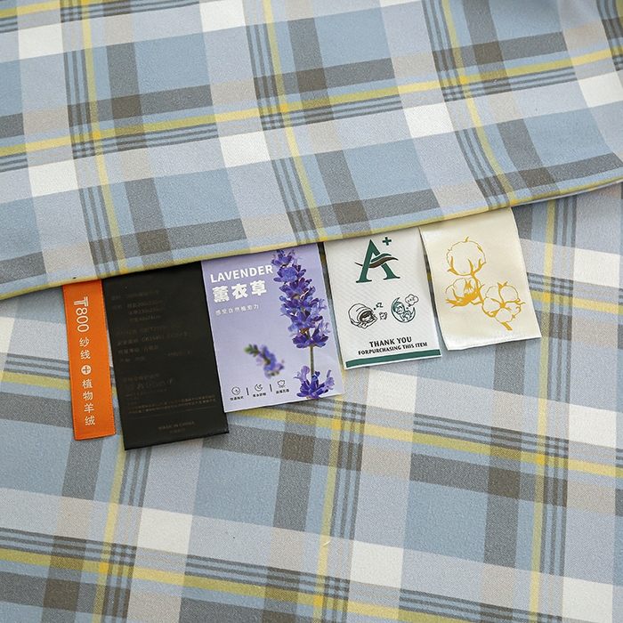 91家纺网 家纺一手货源 找家纺 友承 2025新款亲肤磨毛植物羊绒印花四件套 清新格调