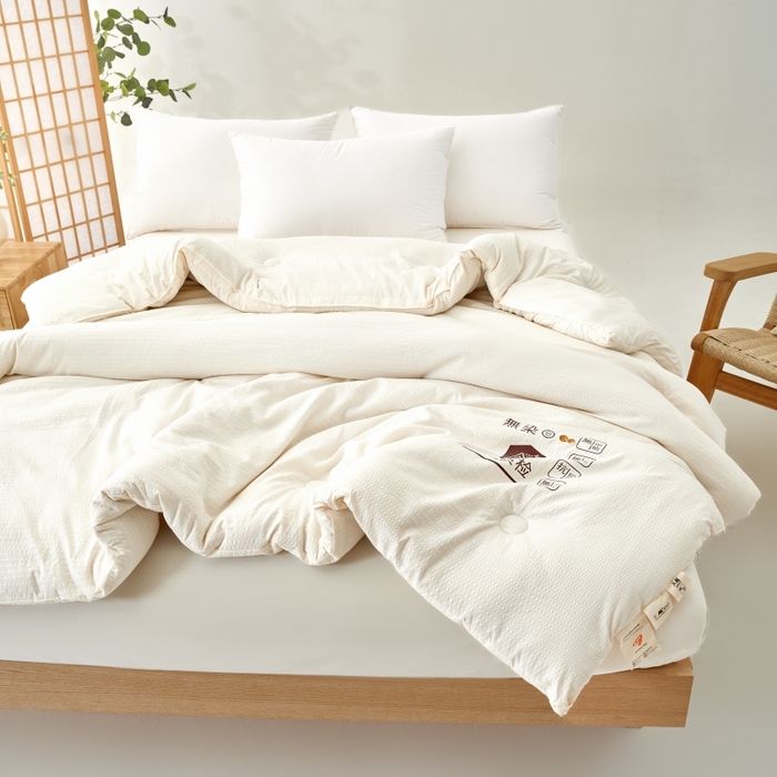 91家纺网 家纺一手货源 找家纺 （总）仁凯家纺 2024新款无染华夫格大豆被冬被春秋被家用被子被芯(提供买家秀)-风格一