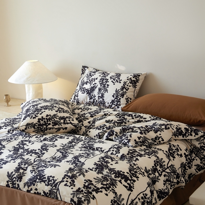 91家纺网 家纺一手货源 找家纺 棉眠 2024秋冬全棉活性32支加厚磨毛四件套 晚棠