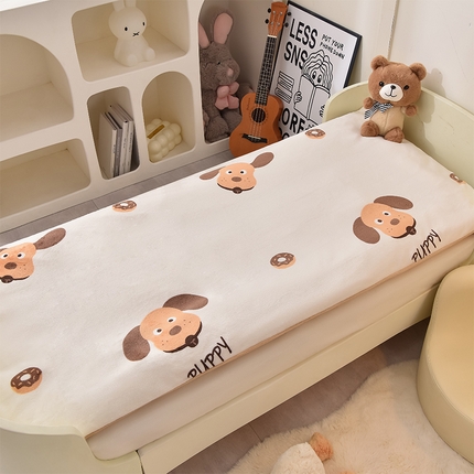 91家纺网 家纺一手货源 找家纺 （总）宝贝优选 2024新款儿童牛奶绒可拆卸床垫床褥儿童床垫