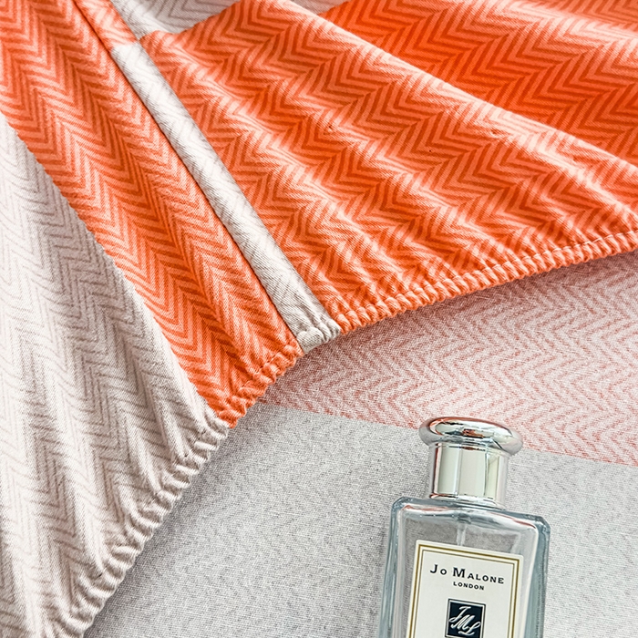 91家纺网 家纺一手货源 找家纺 丝芙妮家居（原乐视家纺） 2024新款全棉磨毛多规格AB版单品套件系列（第二波）--单床笠及三件套 米勒-橘