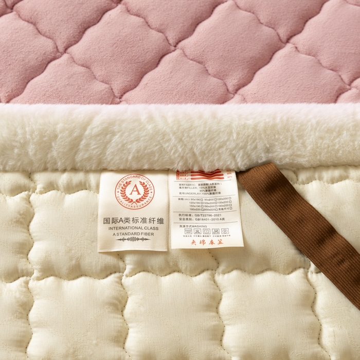 91家纺网 家纺一手货源 找家纺 （总）鑫钰 2024秋冬新款加厚牛奶绒床垫床褥床护垫