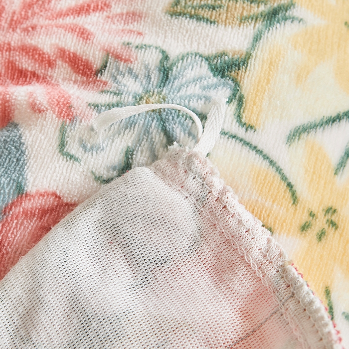 91家纺网 家纺一手货源 找家纺 艾裙海 2025新款高克重加厚保暖A类牛奶绒夹棉床盖系列四件套 爱的花海