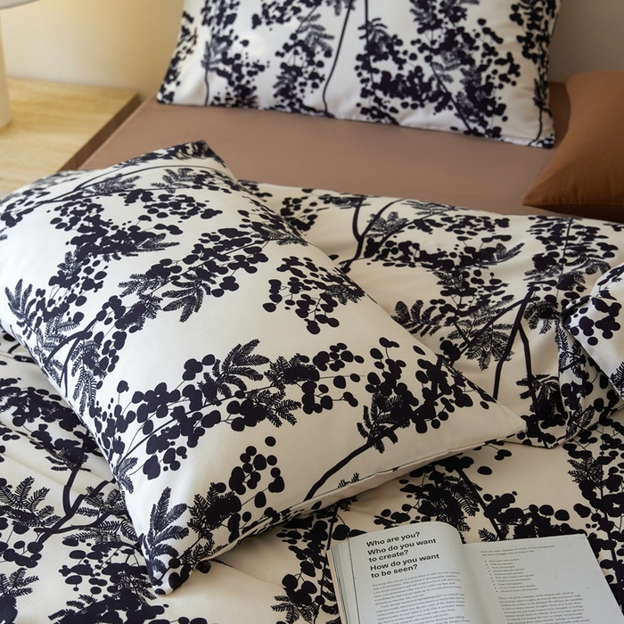 91家纺网 家纺一手货源 找家纺 棉眠 2024秋冬全棉活性32支加厚磨毛四件套 晚棠