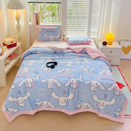 91家纺网 家纺一手货源 找家纺 （总）十九色 2024新款正版授权三丽鸥全尺寸豆豆被库洛米豆豆被子被芯