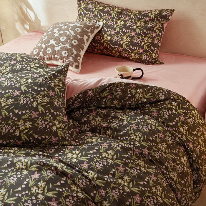 91家纺网 家纺一手货源 找家纺 怡家居 2024秋冬新品AB版加厚保暖全棉加绒四件套 若柠