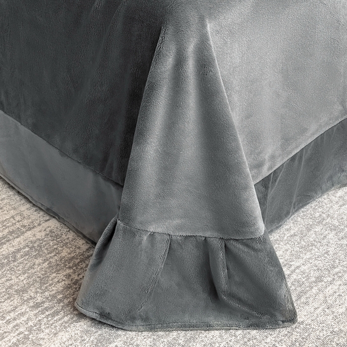 91家纺网 家纺一手货源 找家纺 （总）子曰 2025新款230g全消光轻奢牛奶绒立体雕花刺绣四件套-丽莎