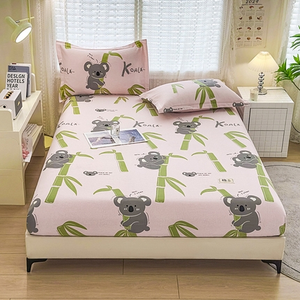 91家纺网 家纺一手货源 找家纺 （总）丝芙妮家居（原乐视家纺） 2024新款全棉磨毛多规格AB版单品套件系列（第二波）--单床笠及三件套