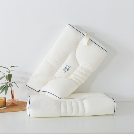 91家纺网 家纺一手货源 找家纺 （总）境月枕芯坊 2024新款简约芯睡云云感纯棉全棉呵护枕枕头枕芯48x74cm/只