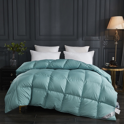 91家纺网 家纺一手货源 找家纺 （总）华盛 柔赛丝扭花羽绒被柔赛丝立体羽绒被不跑绒静音鹅绒被零售后