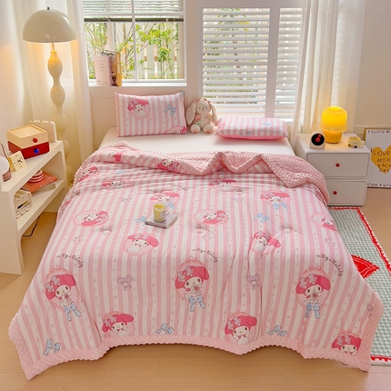 91家纺网 家纺一手货源 找家纺 （总）十九色 2024新款正版授权三丽鸥全尺寸豆豆被库洛米豆豆被子被芯