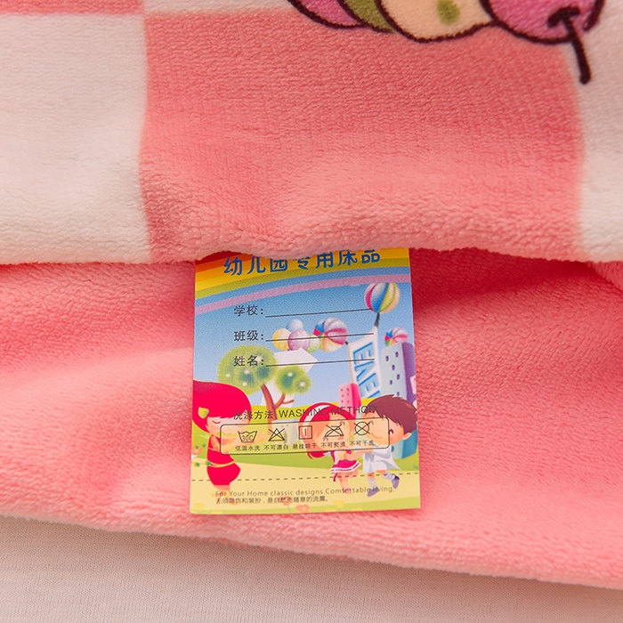 91家纺网 家纺一手货源 找家纺 宝贝优选 2024新款儿童牛奶绒可拆卸床垫床褥儿童床垫 公主小兔