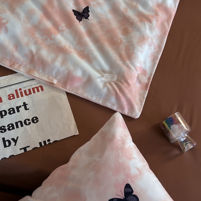 91家纺网 家纺一手货源 找家纺 棉眠 2024秋冬全棉活性32支加厚磨毛四件套 悠然