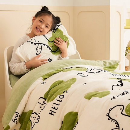 91家纺网 家纺一手货源 找家纺 （总）嗨生活 2025新款牛奶绒被子 儿童被芯 幼儿园被子 春秋被 冬被