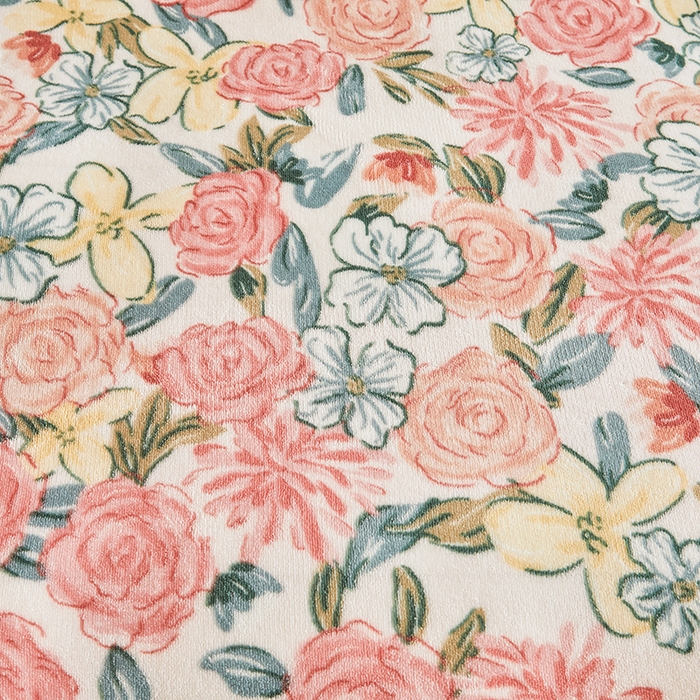 91家纺网 家纺一手货源 找家纺 艾裙海 2025新款高克重加厚保暖A类牛奶绒夹棉床盖系列四件套 爱的花海