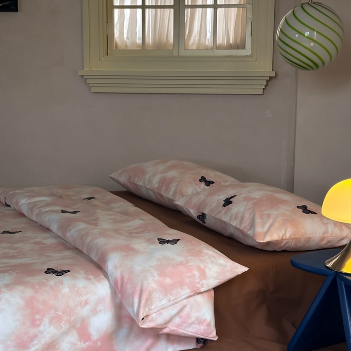 91家纺网 家纺一手货源 找家纺 棉眠 2024秋冬全棉活性32支加厚磨毛四件套 悠然