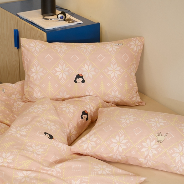 91家纺网 家纺一手货源 找家纺 棉眠 2024秋冬全棉活性32支加厚磨毛四件套 南浔