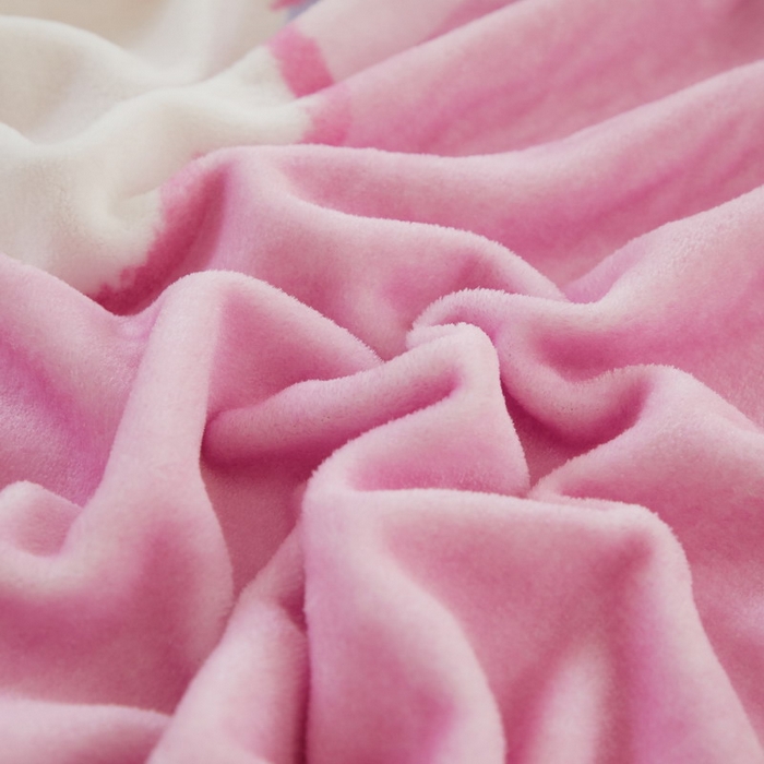 91家纺网 家纺一手货源 找家纺 蘭菲家纺 2024新款牛奶绒卡通三丽鸥四件套 去约会