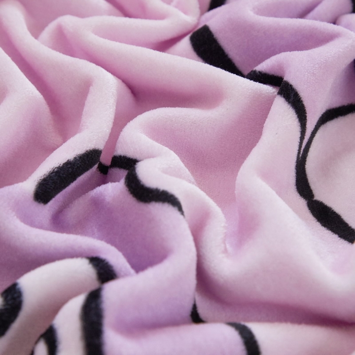 91家纺网 家纺一手货源 找家纺 蘭菲家纺 2024新款牛奶绒卡通三丽鸥四件套 明天见