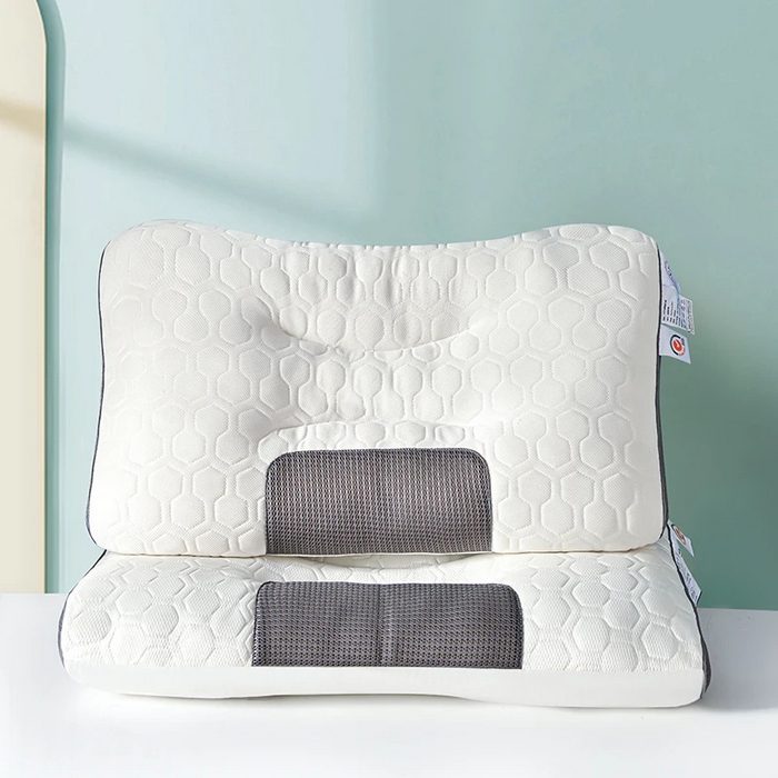 91家纺网 家纺一手货源 找家纺 （总）佳尚枕芯 2025新款大豆乳胶+针织棉spa枕 单人枕芯 枕头 护颈枕