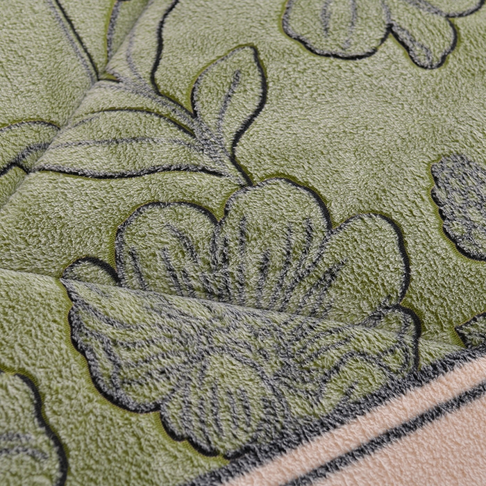 91家纺网 家纺一手货源 找家纺 南北家居 2024新款AB版雪花绒羊羔绒冬被被子被芯 薄荷曼波