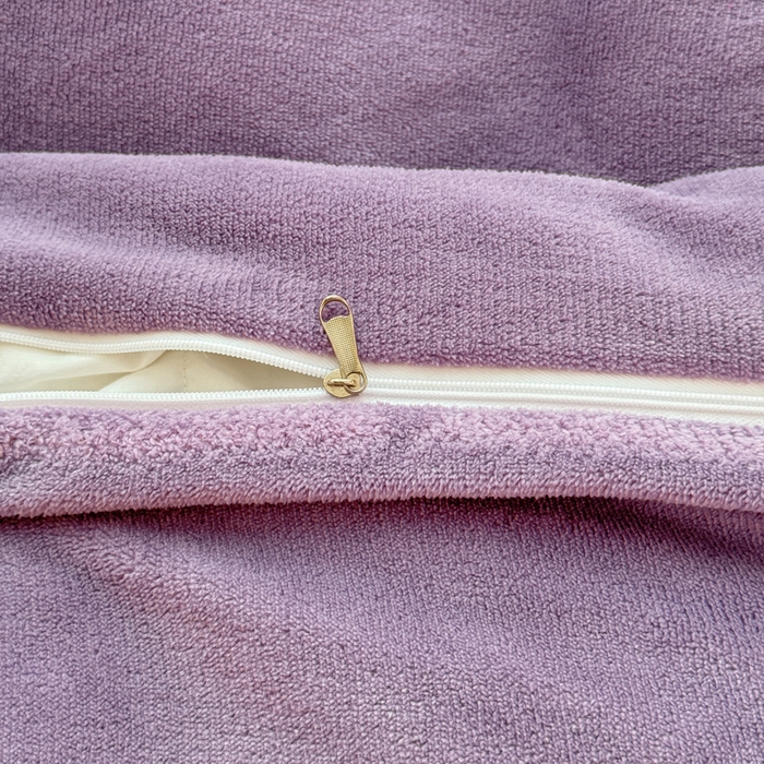 91家纺网 家纺一手货源 找家纺 金米诺 2024新款绣花牛奶绒四件套 麦穗-香芋紫