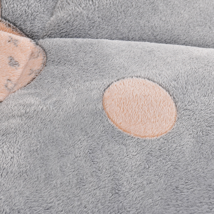 91家纺网 家纺一手货源 找家纺 南北家居 2024新款AB版雪花绒羊羔绒冬被被子被芯 比心兔兔