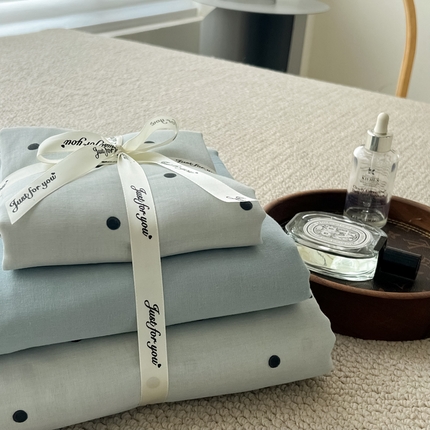 91家纺网 家纺一手货源 找家纺 （总）一比一家纺 2025新款全棉母婴级抗菌有氧全棉双层纱亲肤全棉小清新印花三件套四件套