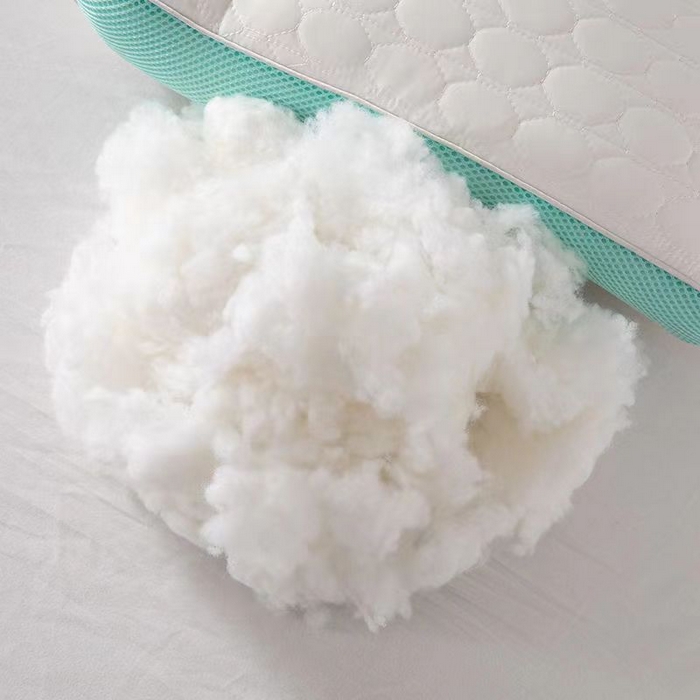 91家纺网 家纺一手货源 找家纺 佳尚枕芯 2025新款护颈助睡眠枕芯SPA乳胶反牵引枕枕头枕芯 绿色中枕48x74cm/只