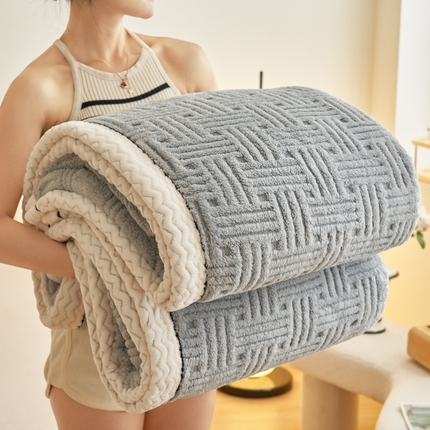 91家纺网 家纺一手货源 找家纺 （总）世纪绒品 2025新款A类云朵绒多功能毛绒毛毯