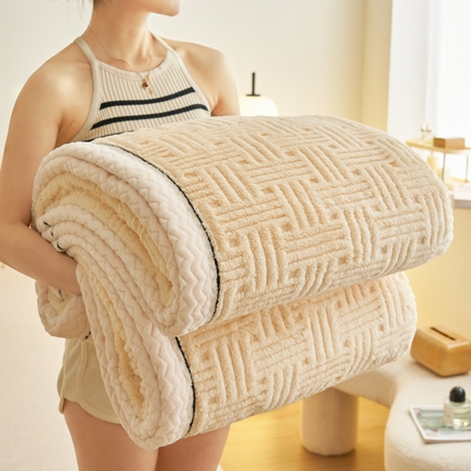 91家纺网 家纺一手货源 找家纺 （总）世纪绒品 2025新款A类云朵绒多功能毛绒毛毯