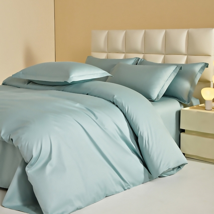 91家纺网 家纺一手货源 找家纺 （总）元元被芯 2025款纯色全丝光-全精梳高密纺-铂金A类全棉单被套