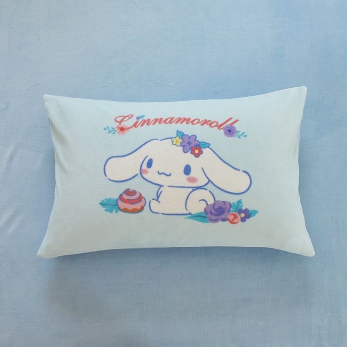 91家纺网 家纺一手货源 找家纺 蘭菲家纺 2024新款牛奶绒卡通三丽鸥四件套 泡芙