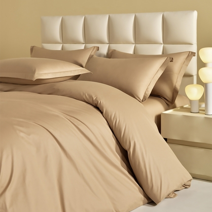 91家纺网 家纺一手货源 找家纺 （总）元元被芯 2025款纯色全丝光-全精梳高密纺-铂金A类全棉单被套