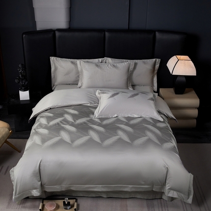 91家纺网 家纺一手货源 找家纺 （总）淳绵家居 2024新款50*50S双股长绒棉大版定位提花四件套