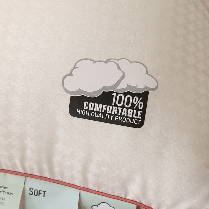 91家纺网 家纺一手货源 找家纺 佳尚枕芯 2025新款亲肤云柔枕 云朵枕 云感立体舒适枕芯枕头 立体云感舒适粉高枕