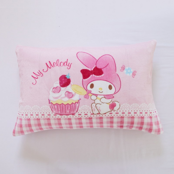 91家纺网 家纺一手货源 找家纺 蘭菲家纺 2024新款牛奶绒卡通三丽鸥单品枕套 生日快乐